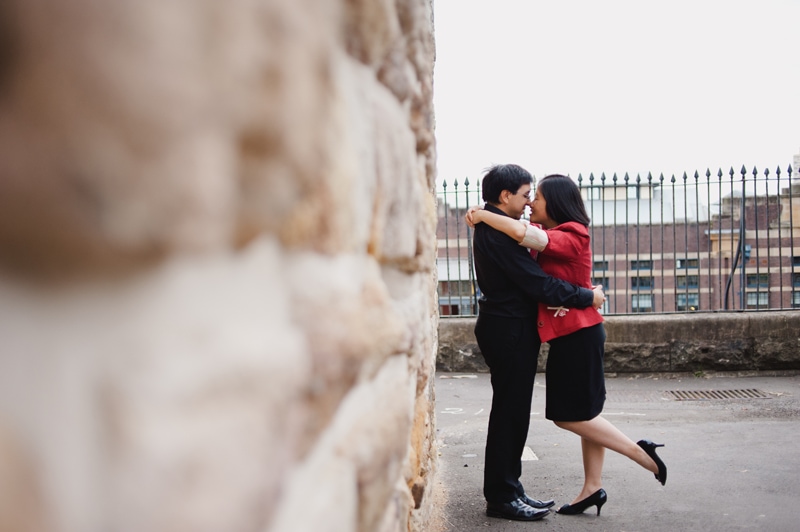 Pete & Mel Portrait Session The Rocks Sydney Australia