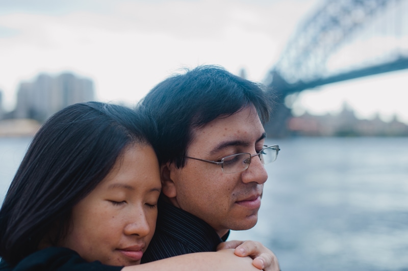 Pete & Mel Portrait Session The Rocks Sydney Australia