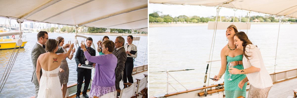 Wedding on Yacht on Sydney Harbour