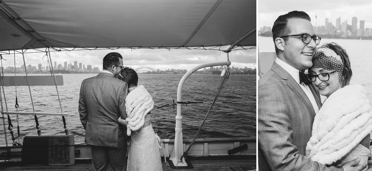 Wedding on Yacht on Sydney Harbour