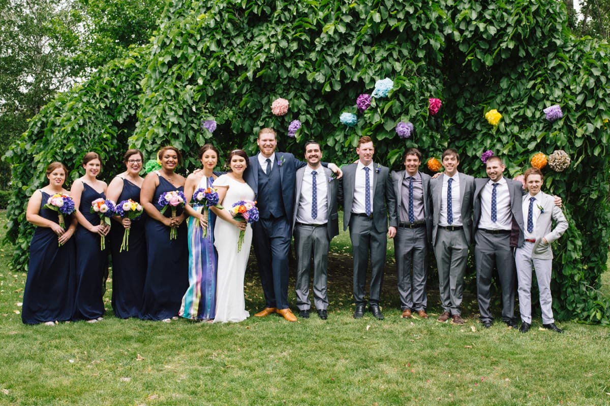 Spring Orange Wedding