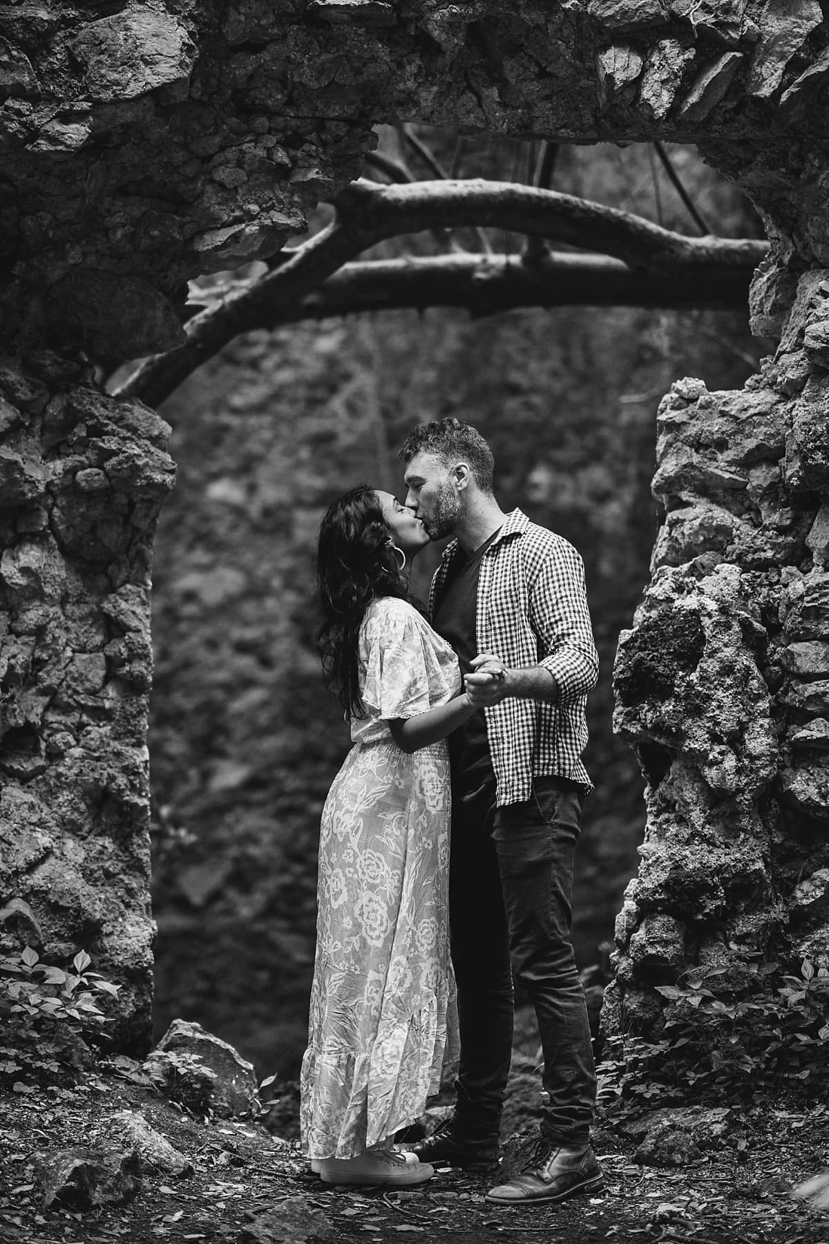 Inside the old mill during this Amalfi Coast Engagement